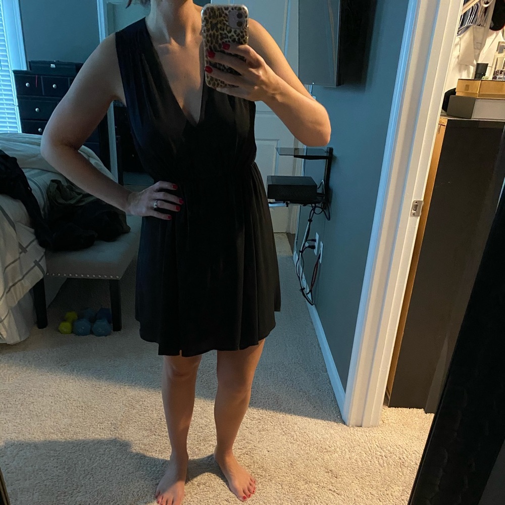 Express black cutout dress